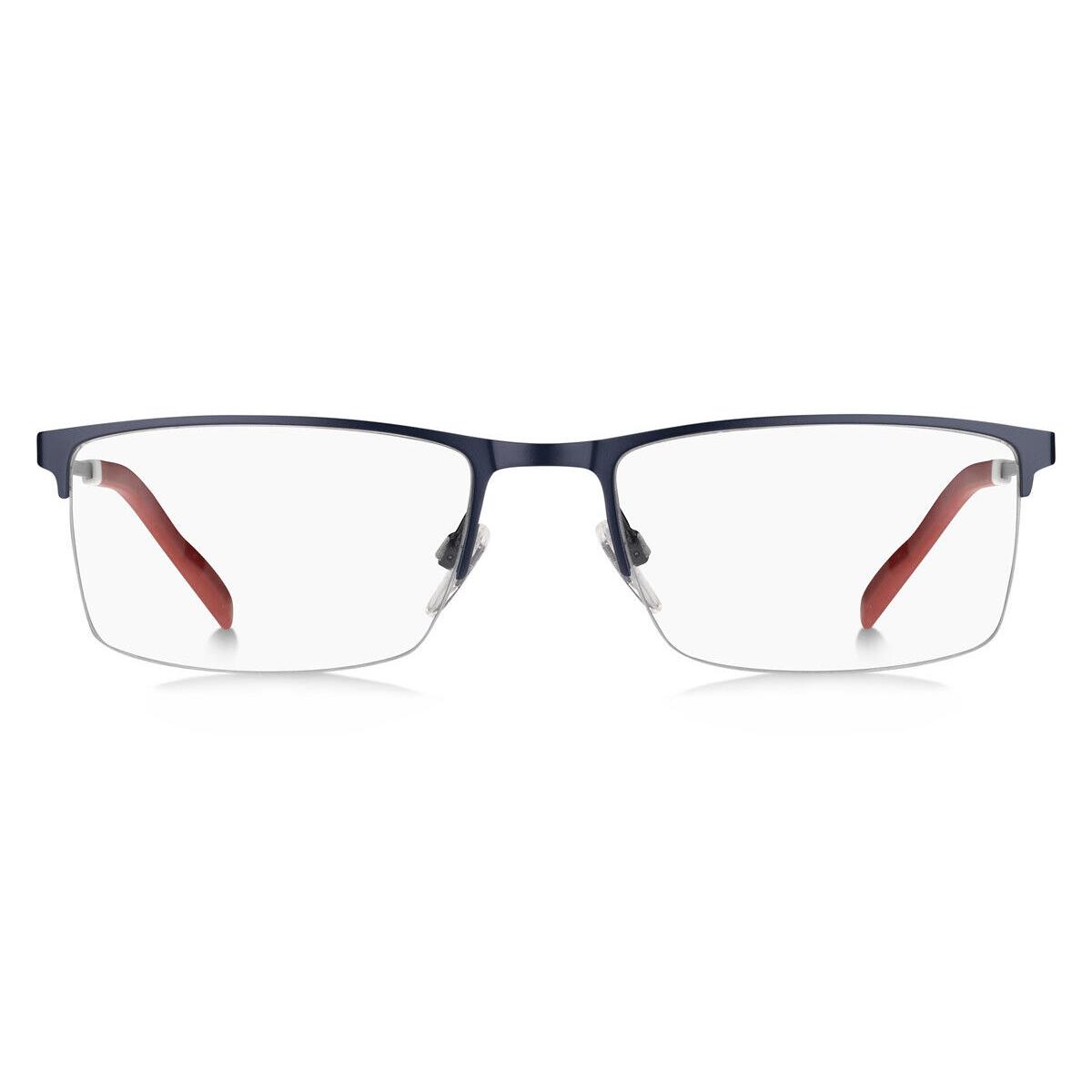 Tommy Hilfiger 1830 Eyeglasses Men Matte Blue Rectangle 56mm