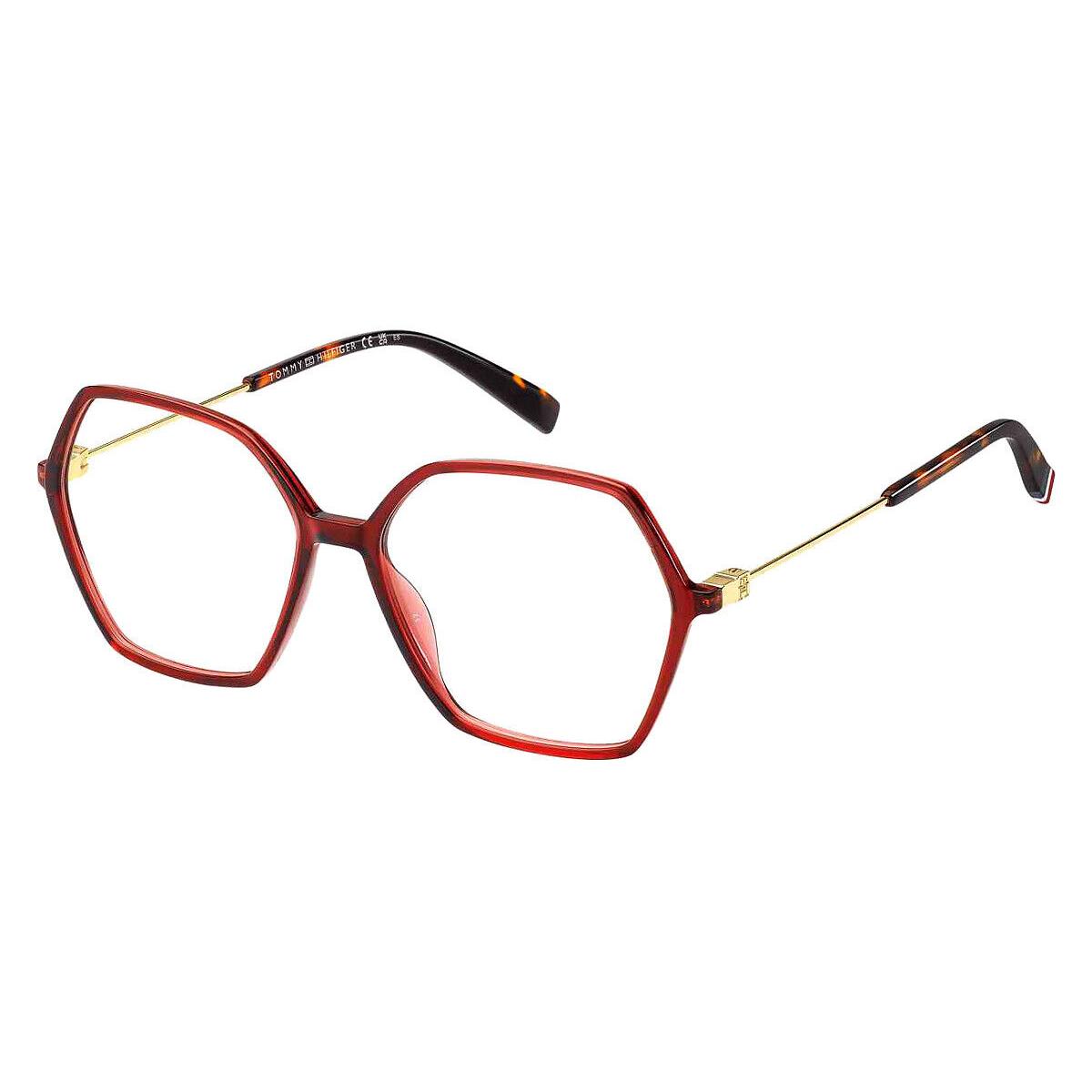 Tommy Hilfiger Thf Eyeglasses Women Red 55mm