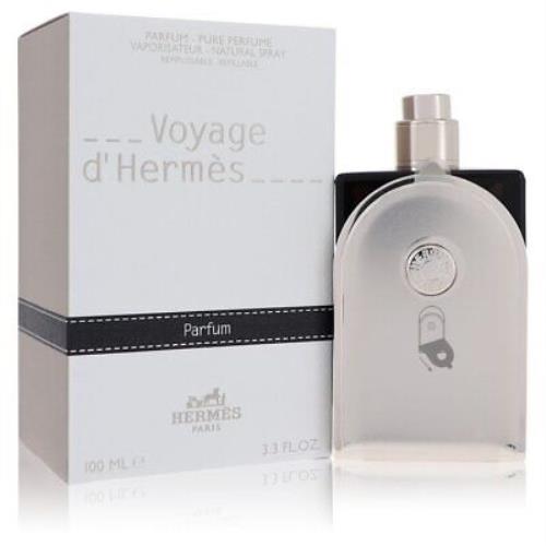 Voyage D`hermes by Hermes Pure Perfume Refillable Unisex 3.3 oz / e 100 ml Me