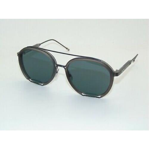 Thom Browne TBS810-56-03 Gry-blk Grey/black Aviator Sunglasses