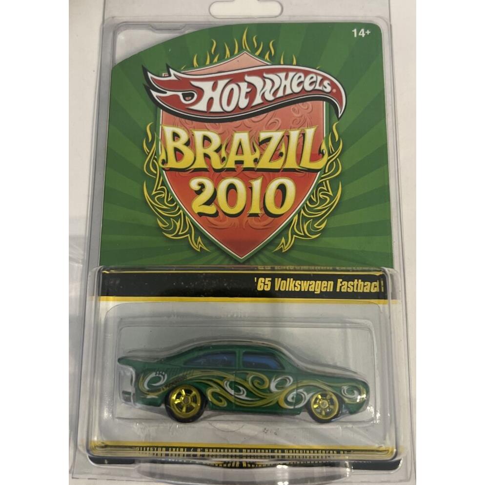 Hot Wheels 2010 Brazil Convention `65 Volkswagen Fastback 2797/3000 Real Riders