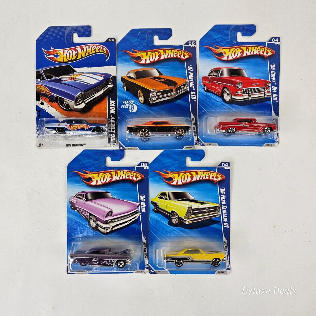 2010 Hot Wheels Car Lot