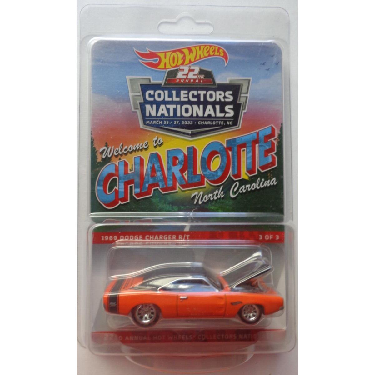 2022 Hot Wheels 22ND Collectors Nationals 1969 Dodge Charger 03289/04000
