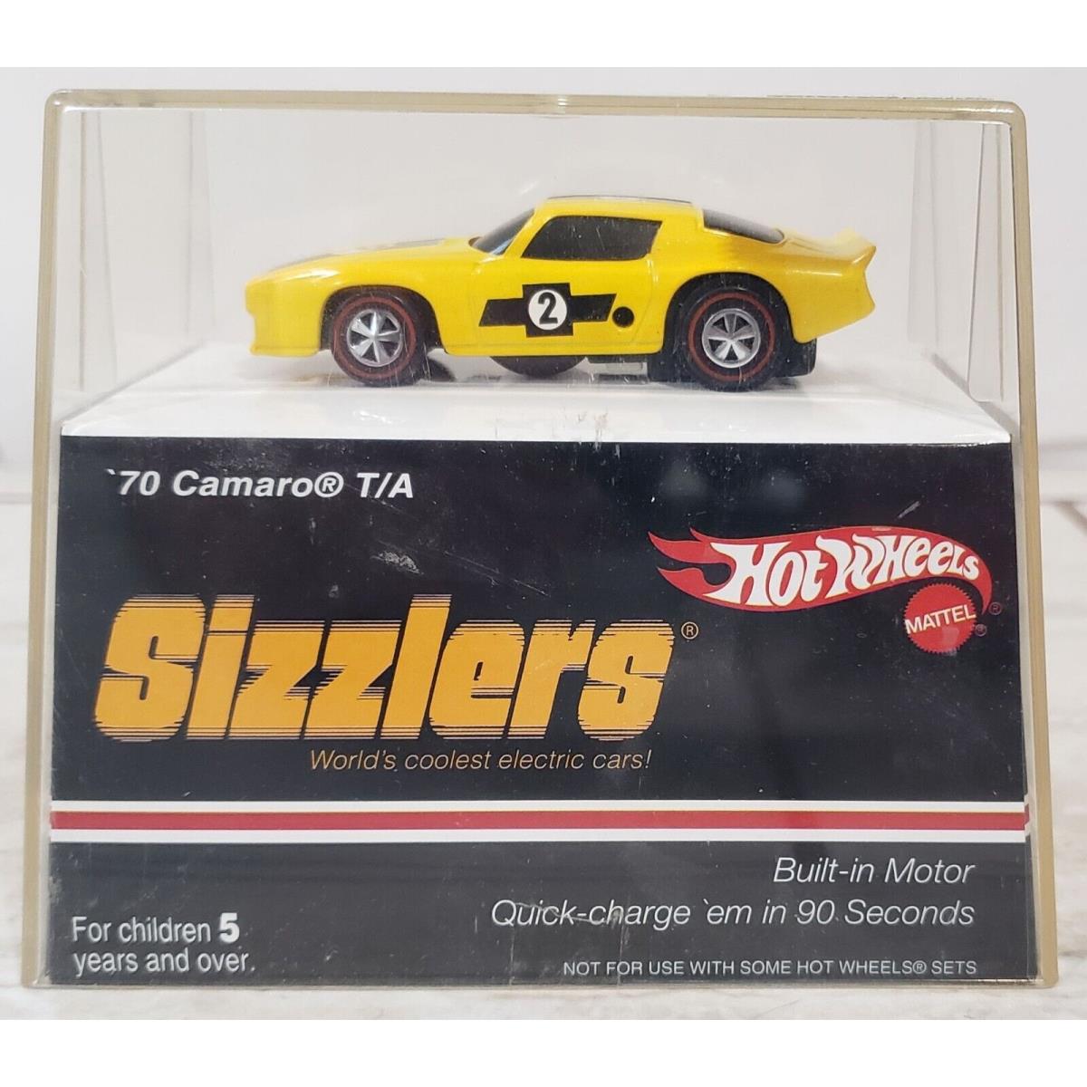 2006 Hot Wheels Sizzlers Redlines Yellow 70 Camaro T/a Target Exclusive Mib