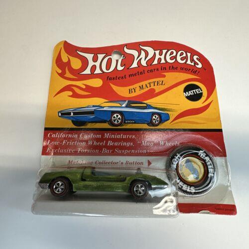 Hot Wheels Redline Mod Quad BP Blister Noc Green Htf Onc Card