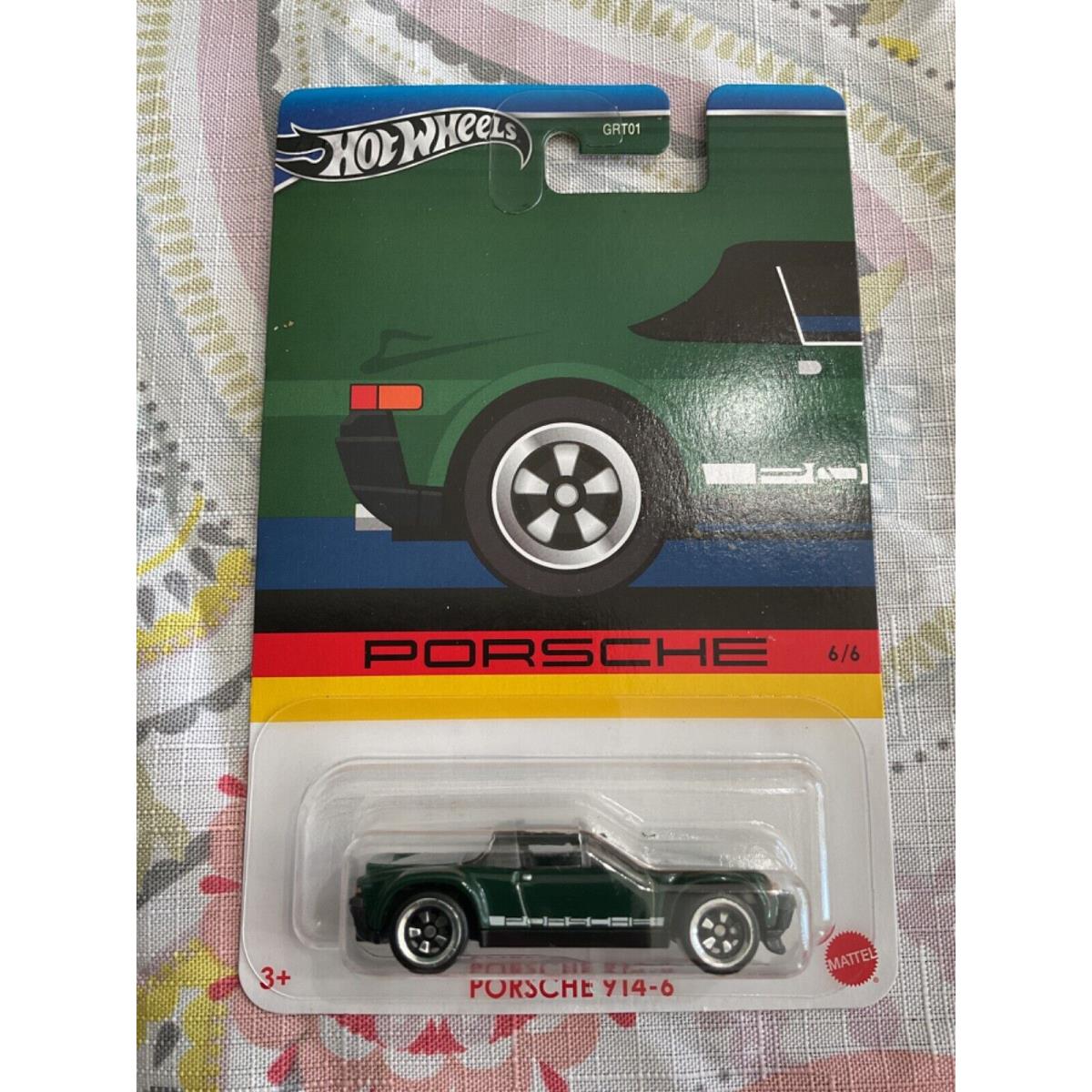 2023 Hot Wheels Porsche 914-6 Walmart Exclusive Green 6/6 Chase
