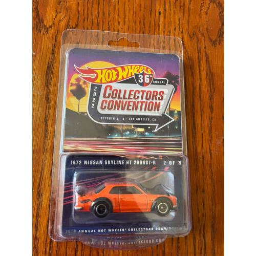 Hot Wheels 2022 Convention - 1972 Nissan Skyline HT 2000GT-R - 1198 of 6200