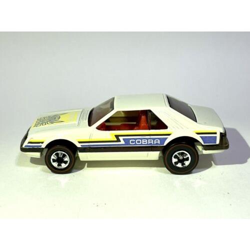 Custom Made 1979 Hot Wheels Turbo Mustang Cobra Redline Race White Mint