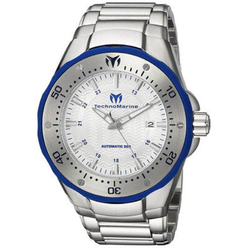 Technomarine TM-215092 Mantra White Dial Stainless Steel Automatic Men`s Watch