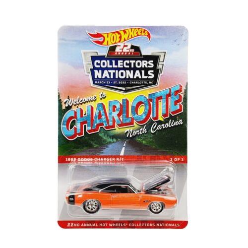 Hot Wheels 22ND Nationals 1969 Dodge Charger R/t 2029 Nice CK365