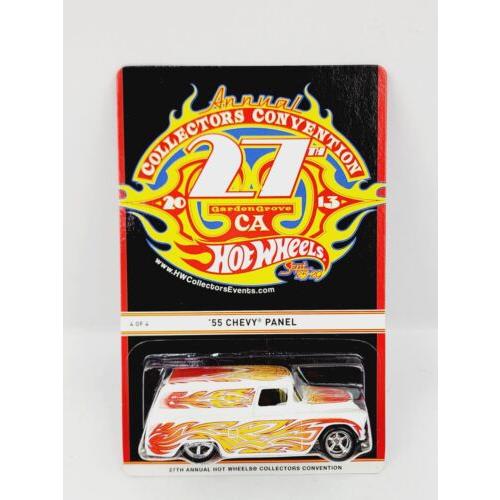 Hot Wheels 27TH Convention `55 Chevy Panel 339 Nice CK313