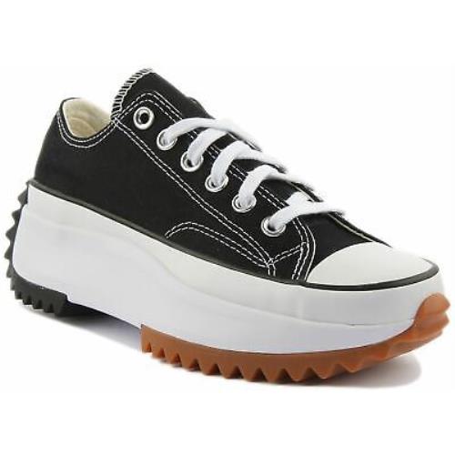 Converse All Star 168816 Run Star Hike Low Top Ox In Black White Size US 2 - 7 - BLACK WHITE