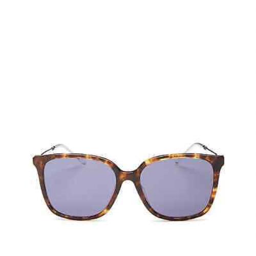 Kenzo Women`s Square Sunglasses Havana 58mm