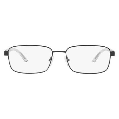 Armani Exchange AX1050 Eyeglasses Men Matte Black Rectangle 56mm