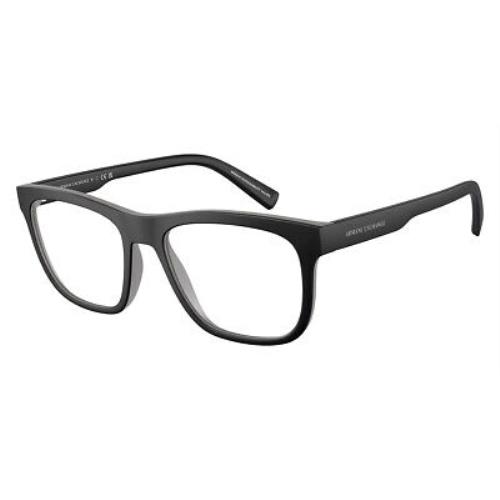 Armani Exchange AX3050F Eyeglasses Matte Black/matte Gray/matte Black