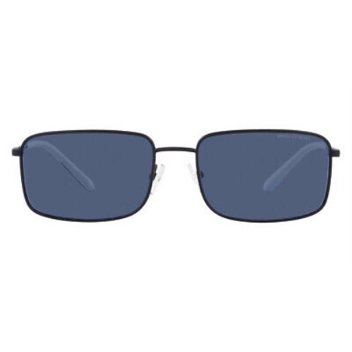 Armani Exchange AX2044S Sunglasses Matte Blue Dark Blue 58