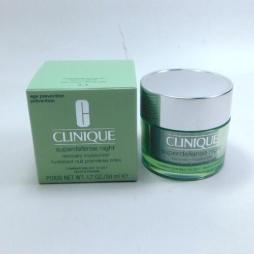 Clinique Superdefense Night Moisturizer Oily to Oily 1.7 Fl/ 50 ml Unboxed