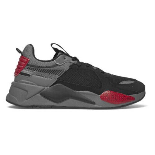 Puma Rsx halves Lace Up Rsx Halves Lace Up Mens Black Grey Sneakers Casual Shoes 38575401