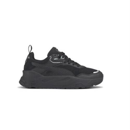 Puma Trinity Lace Up Youth Trinity Lace Up Youth Boys Black Sneakers Casual Shoes 39083802