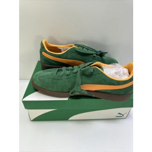 Men`s Puma Palermo OG Sneaker Vine Clementine Green Orange Size 10