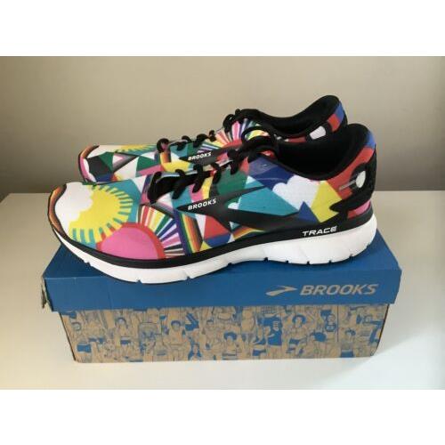 Brooks Trace 2 Run Proud Lgbtq+ Rainbow Lim Ed Men s Running Shoes - Sz 10.5