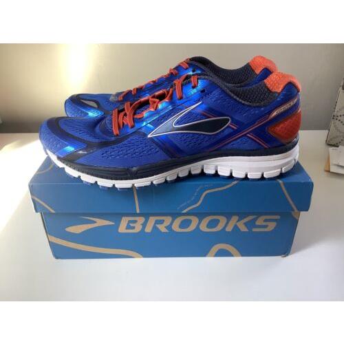 Brooks Ghost 8 Men s Running Shoes - Blue/orange - Sz 11