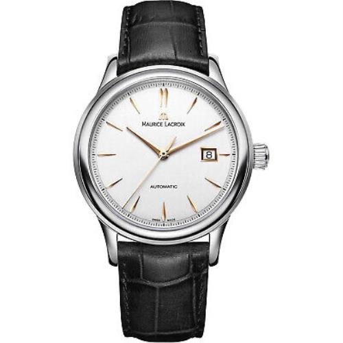 Maurice Lacroix Men`s Les Classiques Silver Dial Watch - LC6098-SS01001-13