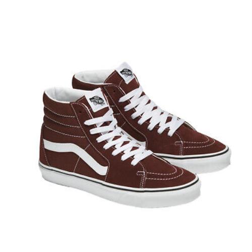 Vans SK8-Hi Color Theory Sneakers Bitter Chocolate Brown Skate Shoes