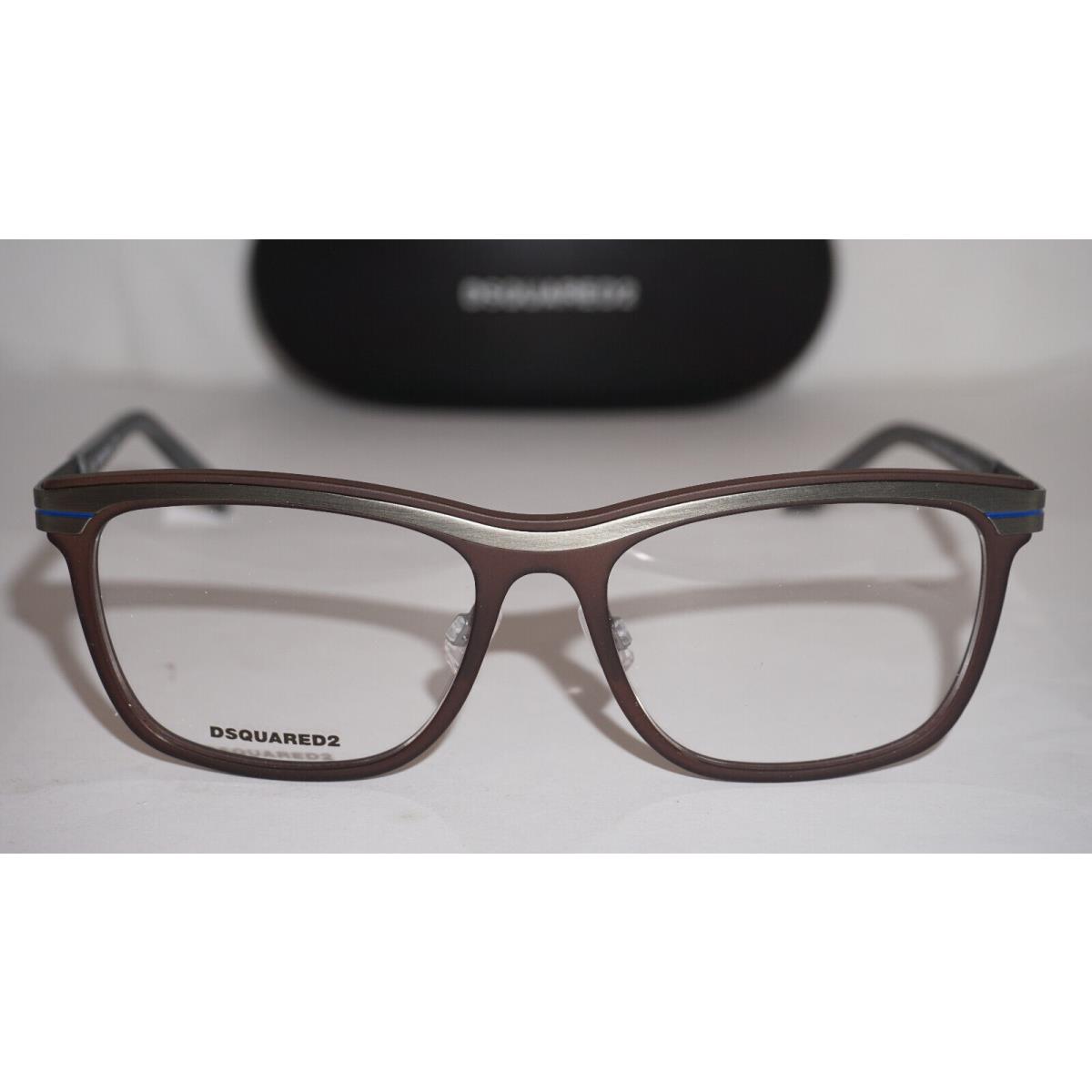 DSQUARED2 Eyeglasses Munich Brown Metal DQ5176 046 53 16 140