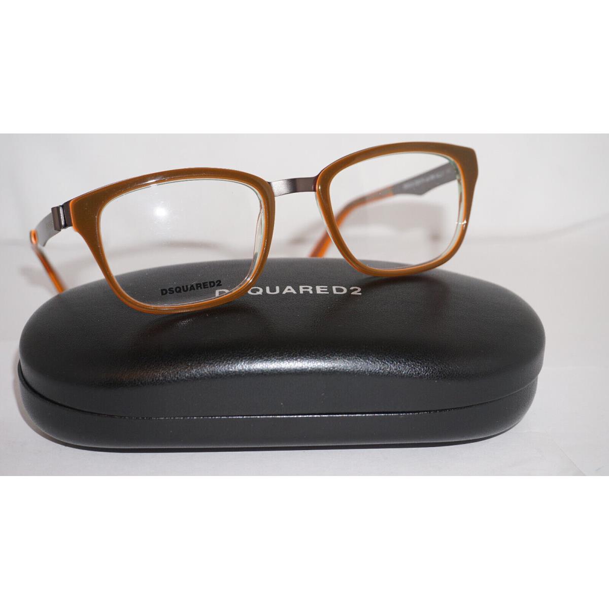 DSQUARED2 Eyeglasses Berlin Brown Orange DQ5174 098 50 20 140