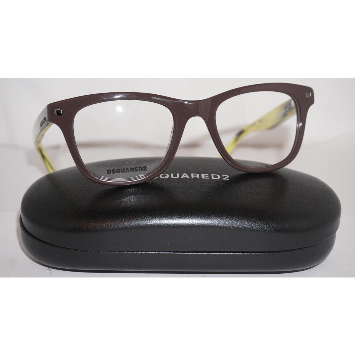 DSQUARED2 Eyeglasses Brown Yellow DQ5167 048 51 20 145