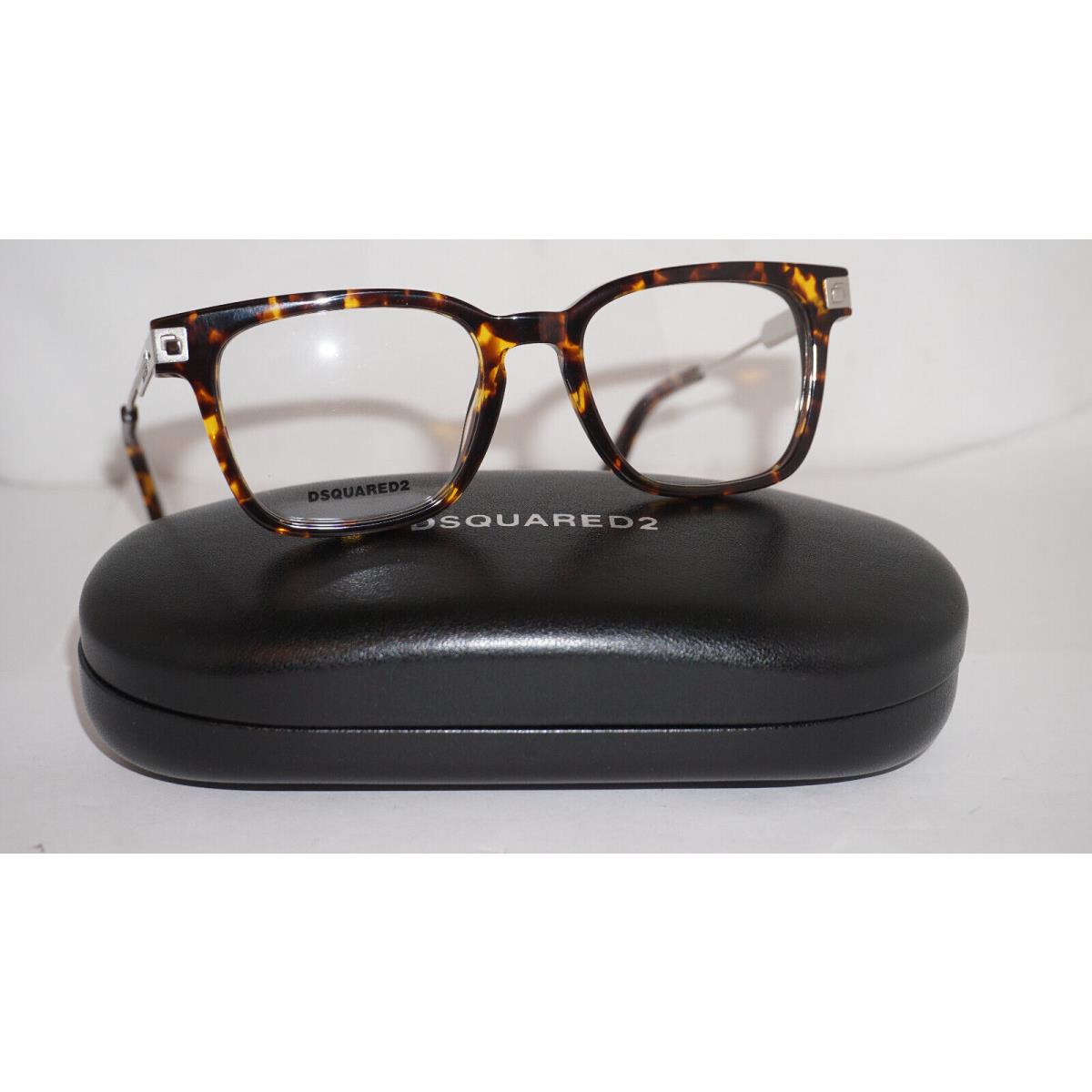 DSQUARED2 Eyeglasses Havana Silver DQ5244 053 49 18 145
