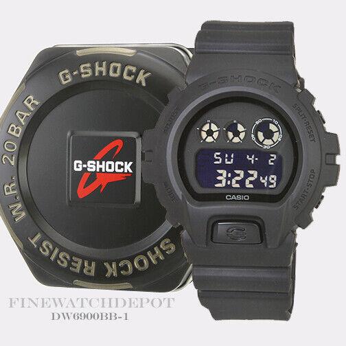 Casio G-shock Digital All Black Men`s Watch DW6900BB-1