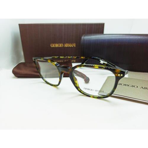 Giorgio Armani Eyeglasses AR 7086 5026 49mm Black/ Gold Frame Demo