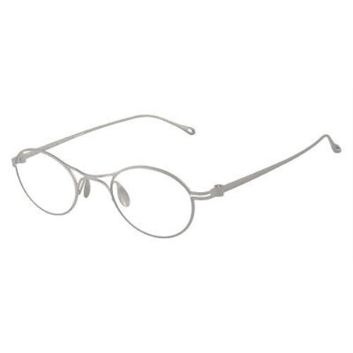 Giorgio Armani AR5135T Eyeglasses Men Matte Silver 45mm