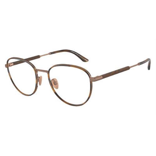 Giorgio Armani AR5137J Eyeglasses Men Matte Bronze 52mm