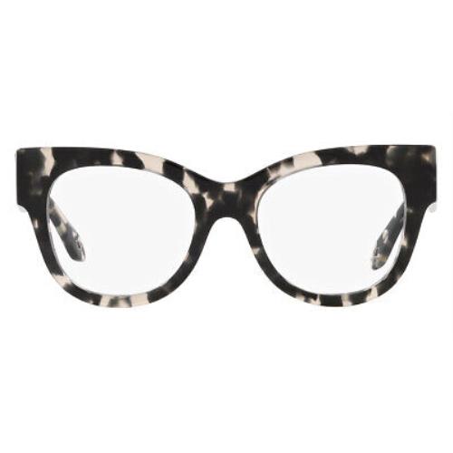 Giorgio Armani AR7241 Eyeglasses Women Gray Havana Cat Eye 50