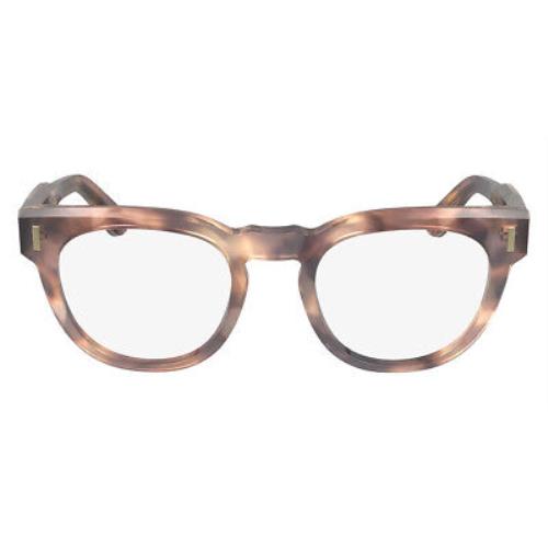 Calvin Klein Cko Eyeglasses Unisex Havana 49mm
