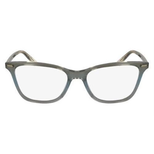 Calvin Klein Cko Eyeglasses Transparent Khaki/azure/gray 53mm - Frame: Transparent Khaki/Azure/Gray, Lens: