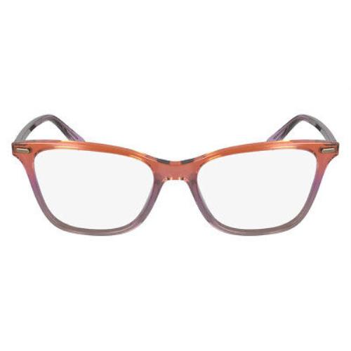 Calvin Klein Cko Eyeglasses Transparent Orange/pink/nude 50mm