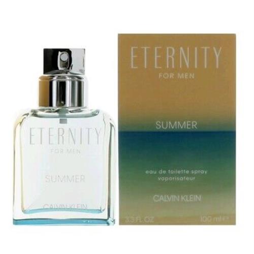CK Eternity Summer 2019 Edition by Calvin Klein 3.4 oz / 100 ml Edt Men Spray