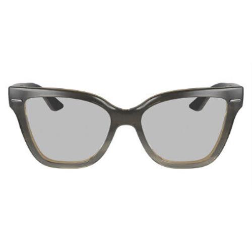 Calvin Klein Cko Eyeglasses Women Striped Gray 54mm