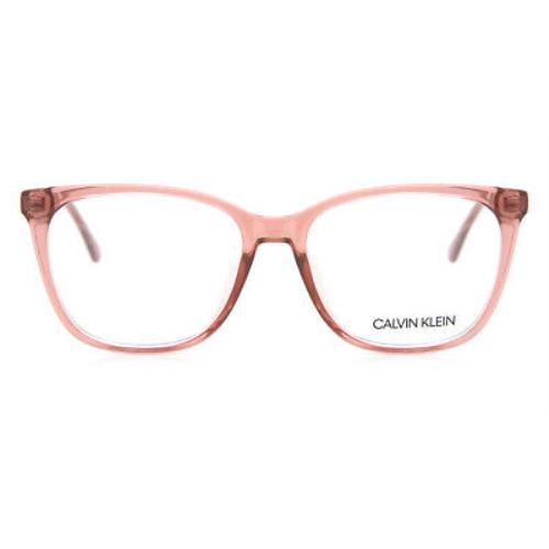 Calvin Klein CK20525 Eyeglasses Women Crystal Rose Square 53mm