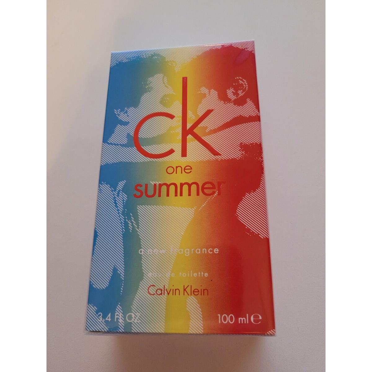 CK One Summer 2011 by Calvin Klein 3.4 FL oz / 100 ML Edt Spray In Box