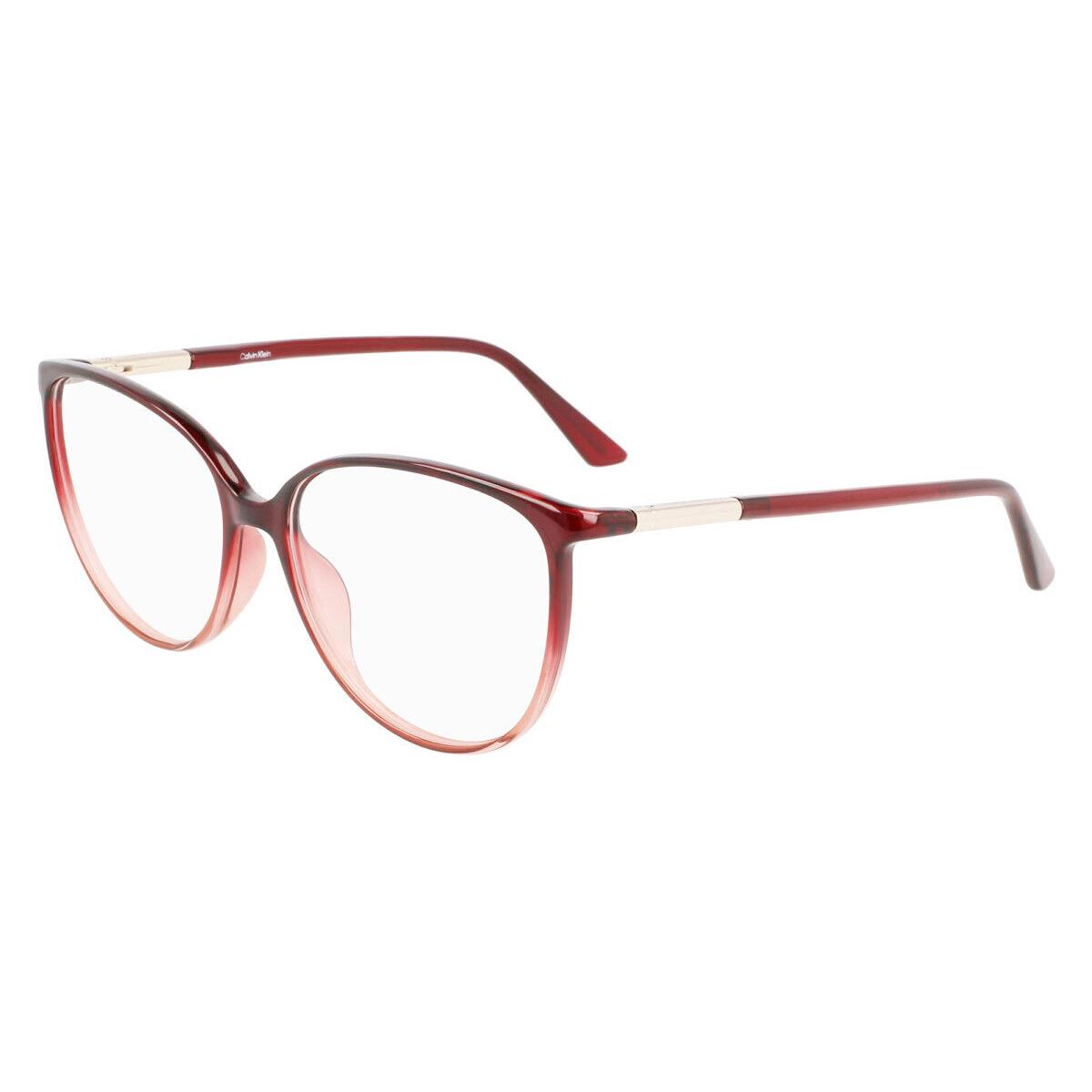 Calvin Klein CK21521 Eyeglasses Women Burgundy Butterfly 56mm