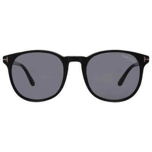 Tom Ford Ansel Smoke Oval Men`s Sunglasses FT0858-N 01A 53 FT0858-N 01A 53
