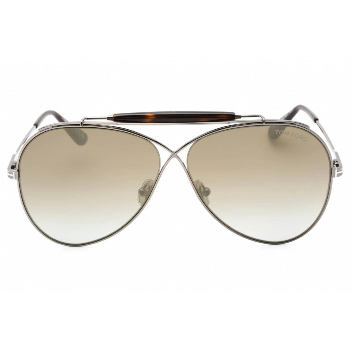 Tom Ford Holden Brown Gradient Pilot Unisex Sunglasses FT0818 08G