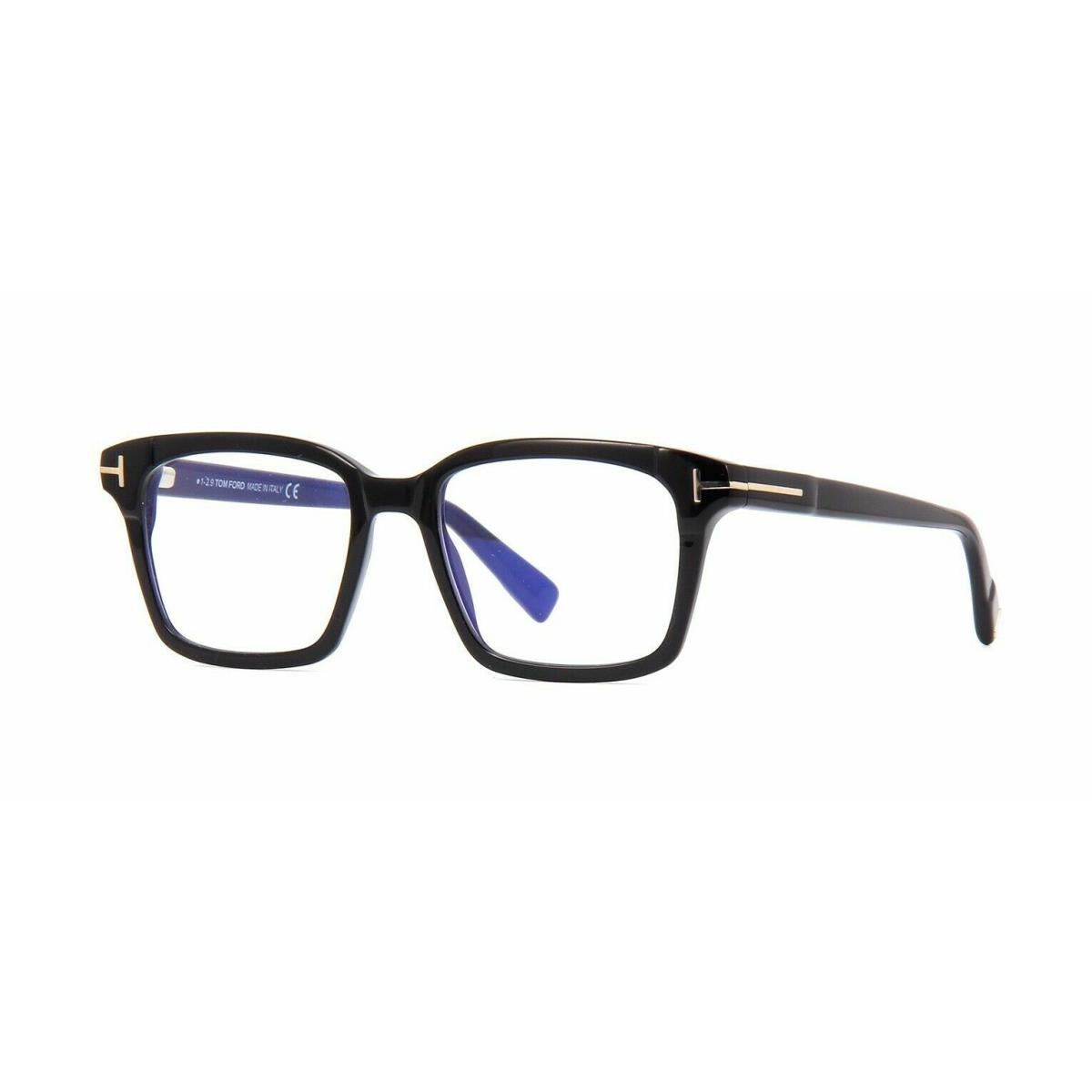 Tom Ford FT5661 001 Shiny Black Optical Frame Eyeglasses 51mm Italy