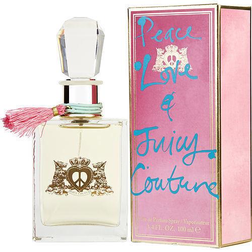 Peace Love Juicy Couture Eau De Parfum Spray 3.4 Oz Packaging