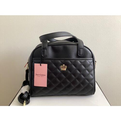 Juicy Couture Black Crown Royal Satchel